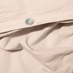Housse de couette en percale de coton - Rose des Sables