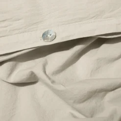 Housse de couette en percale de coton - Beige Dune