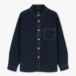 Howlin' - Chemise Everyday Seersucker - Marine