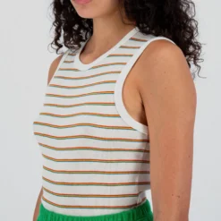 Howlin' - T-shirt Guess Not So Tired Tank - Mix Ecru