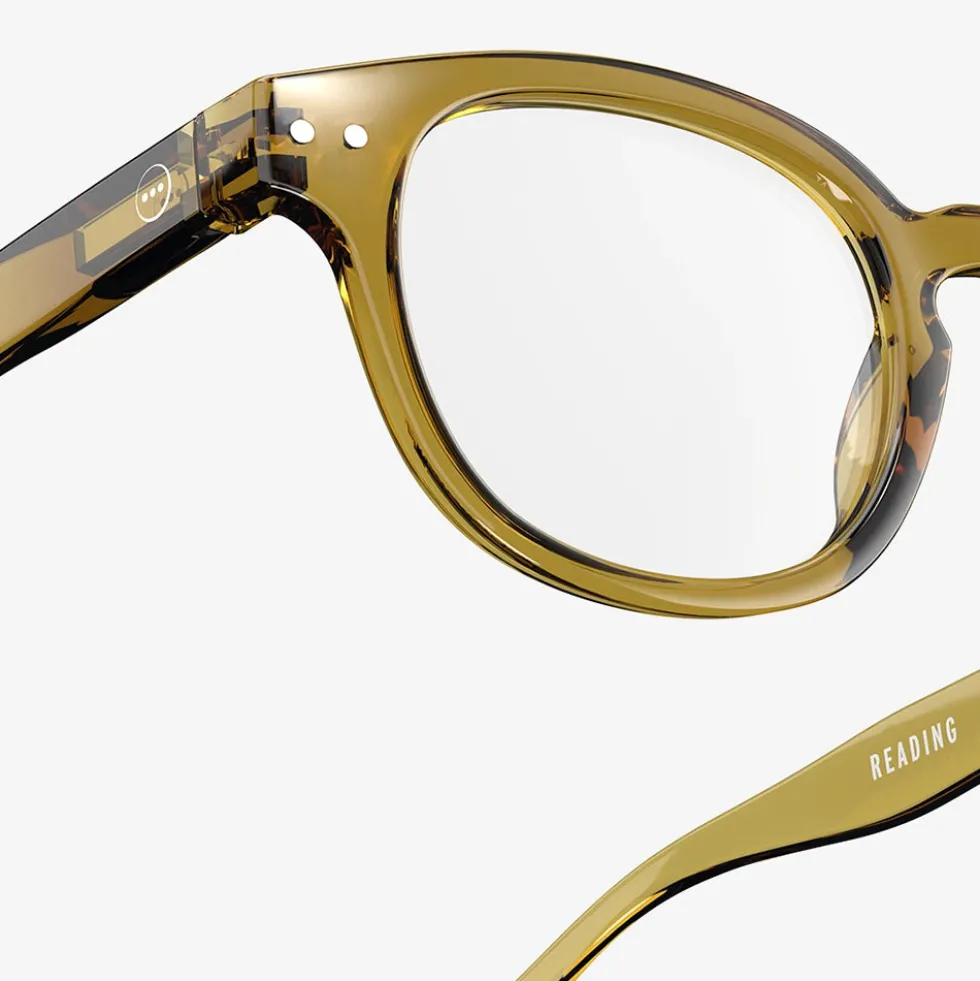 Izipizi - Lunettes Reading #C - Golden Green