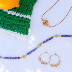 Juhu - Boucles d'oreilles Cruz -Or