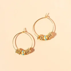 Juhu - Boucles d'oreilles Cruz -Or