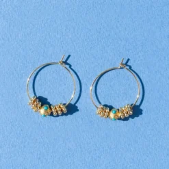 Juhu - Boucles d'oreilles Cruz -Or