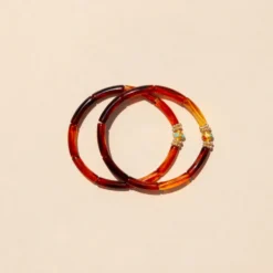 Juhu - Bracelet Duo Mini Leo - Marron