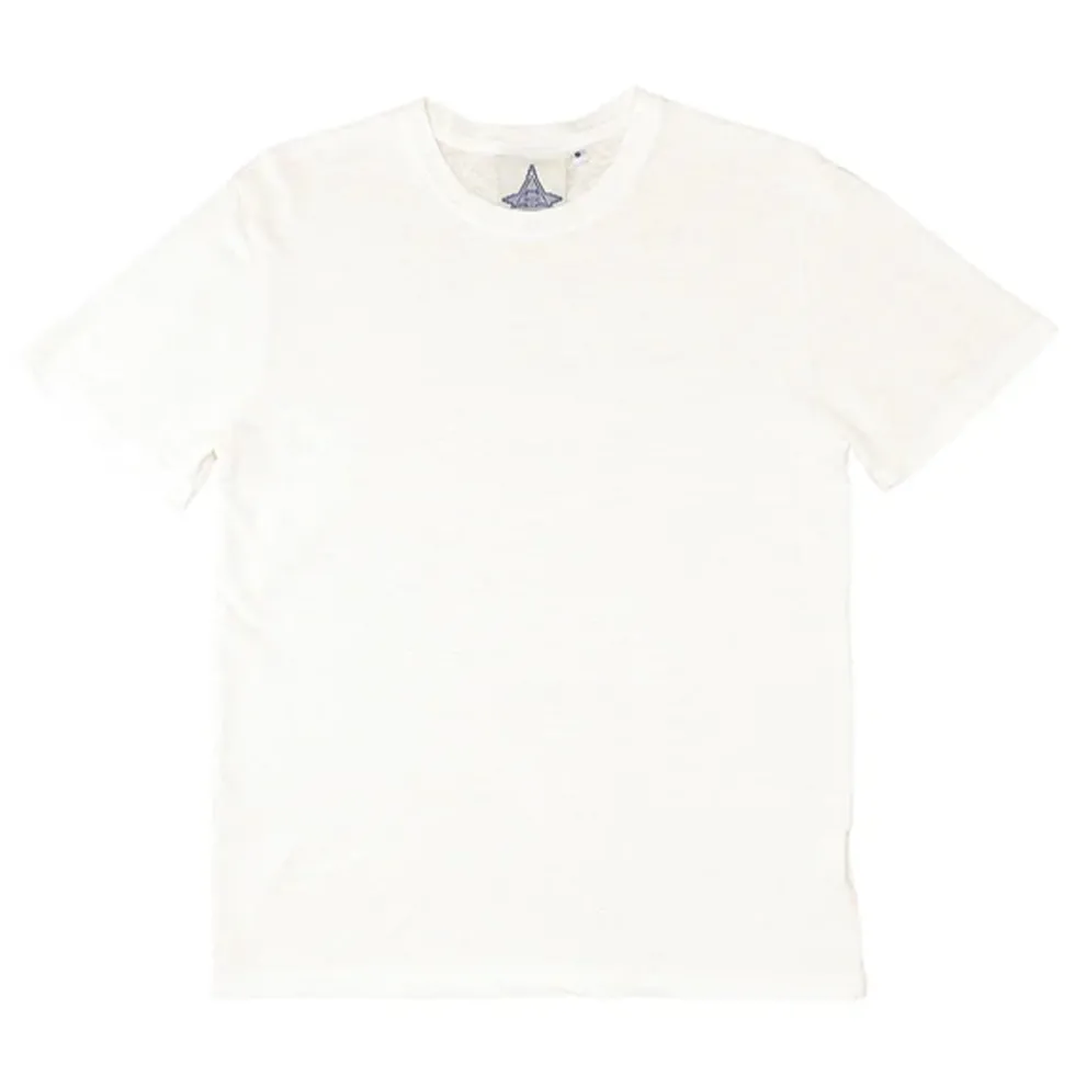 Jungmaven - T-shirt Canyon - Blanc Washed