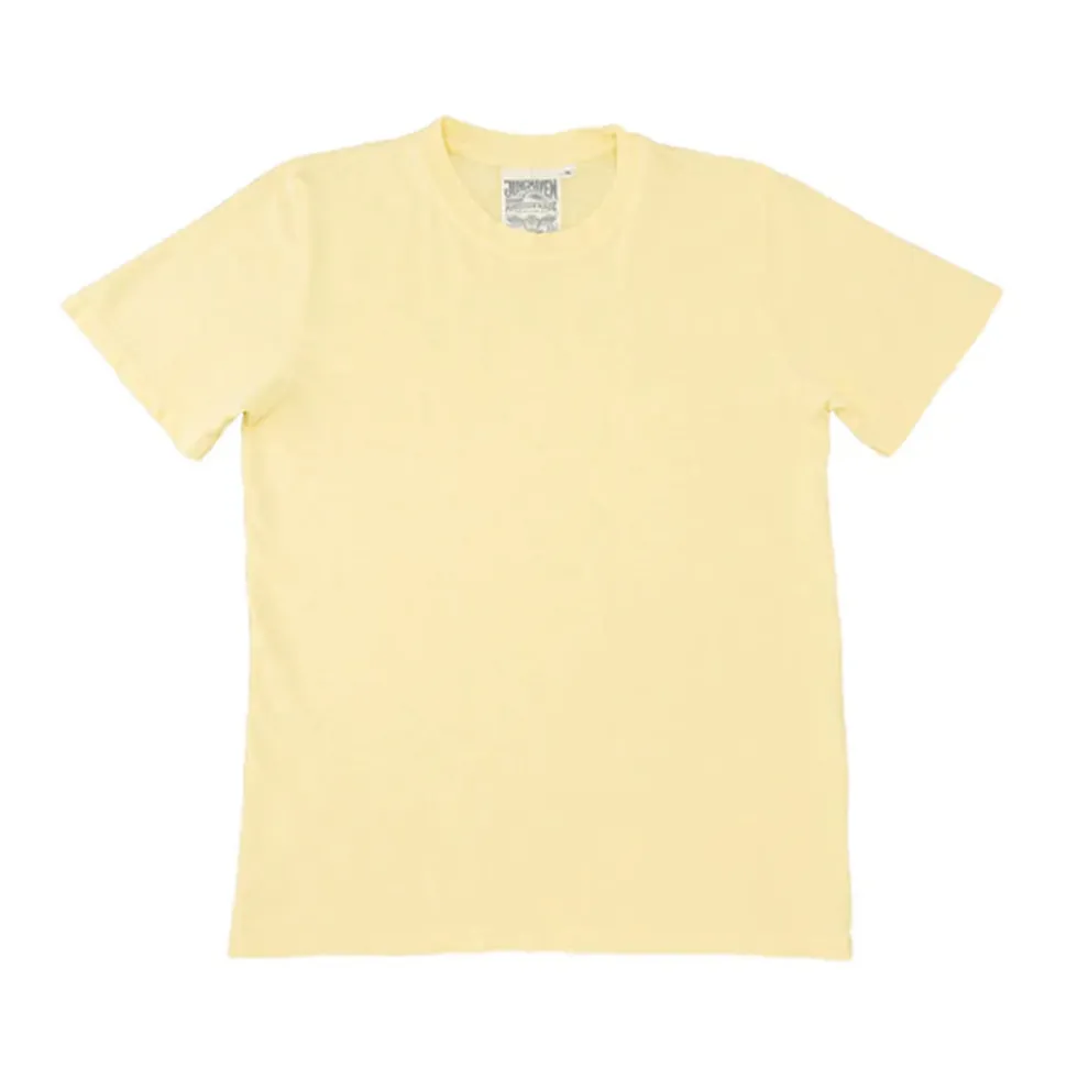 Jungmaven - T-shirt Jung - Jaune Sunbleached