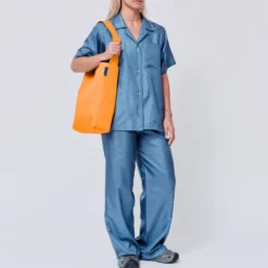 Kaan - Sac Midi Bucket Tote - Orange