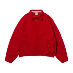 Kappy - Veste Bomber en Polaire - Rouge