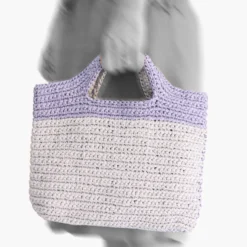 Karakoram - Petit sac en crochet - Lila