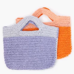Karakoram - Petit sac en crochet - Lila
