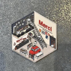 Kit stickers Merci