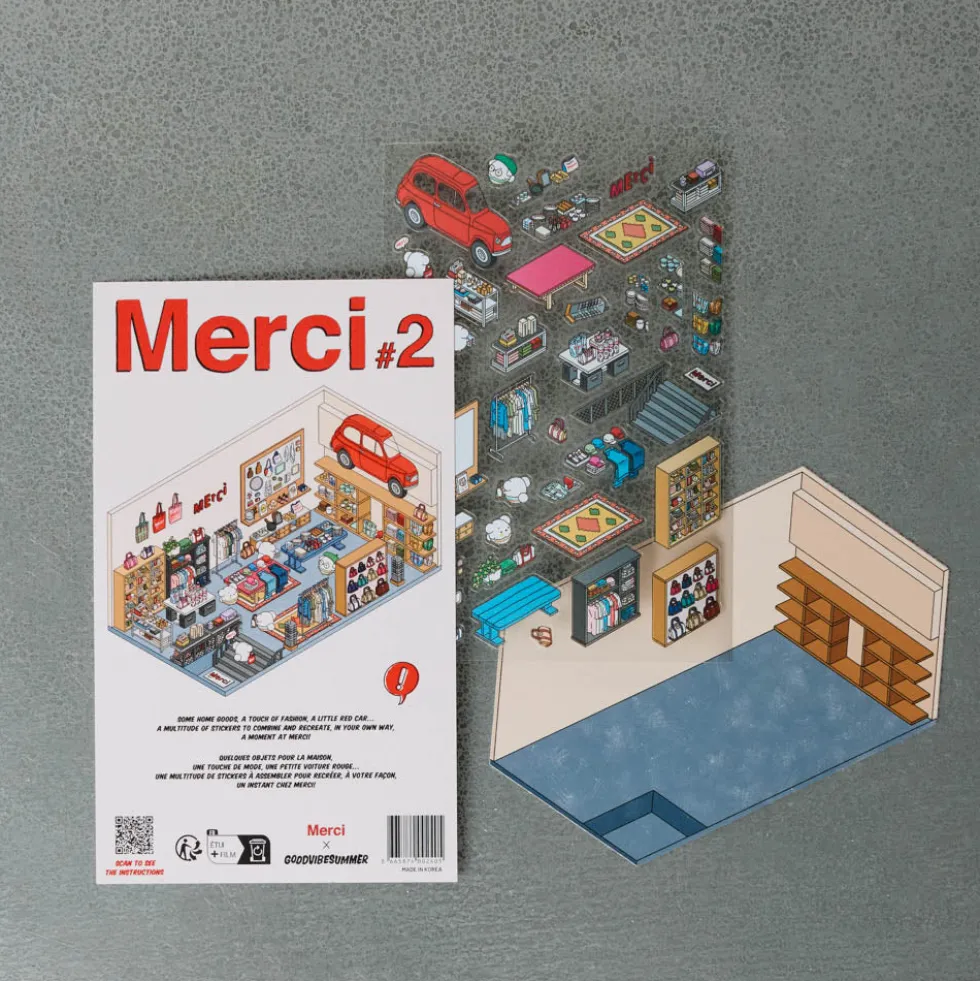 Kit stickers Merci #2