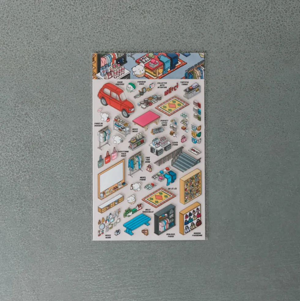 Kit stickers Merci #2