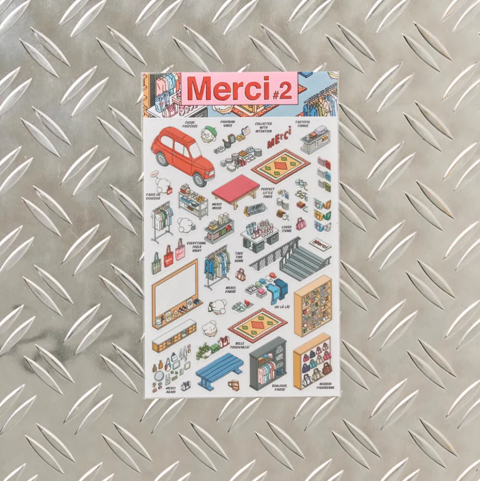 Kit stickers Merci #2