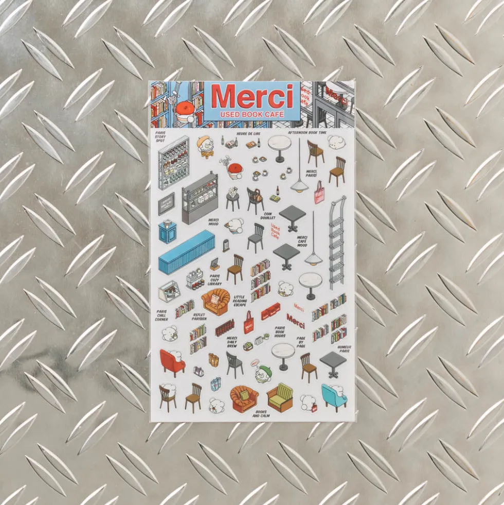 Kit stickers Used Book Café