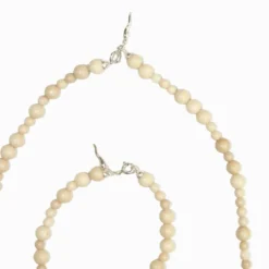Labro - Collier Piccolo Otto - Fossil Blanc
