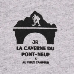 La Caverne du Pont-Neuf x Au Vieux Campeur - T-shirt - Gris Clair