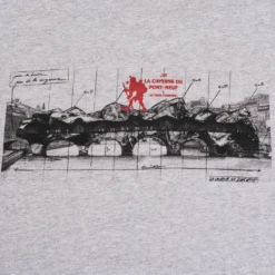 La Caverne du Pont-Neuf x Au Vieux Campeur - T-shirt - Gris Clair