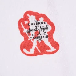 La Caverne du Pont-Neuf x Au Vieux Campeur - T-shirt Etiquette - Blanc