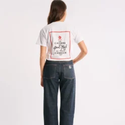 La Caverne du Pont-Neuf x Au Vieux Campeur - T-shirt Etiquette - Blanc