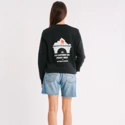 La Caverne du Pont-Neuf x Au Vieux Campeur - Sweat Patch - Noir