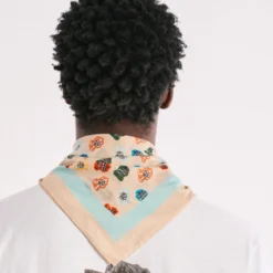 La Caverne du Pont-Neuf x Au Vieux Campeur - Bandana - Bleu