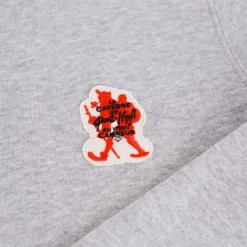 La Caverne du Pont-Neuf x Au Vieux Campeur - Sweat Patch Enfant - Gris Clair