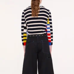 La Fetiche - Pull Mae - Marine et Ecru