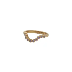 LA2L - Bague Rhoda Strass - Violet