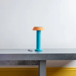 Lampe portable rechargeable - Bleu Orange - Sowden