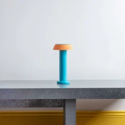 Lampe portable rechargeable - Bleu Orange - Sowden