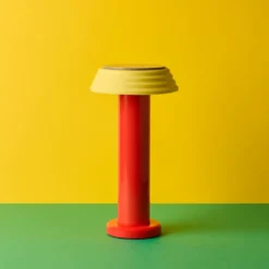 Lampe portable rechargeable - Rouge Jaune - Sowden