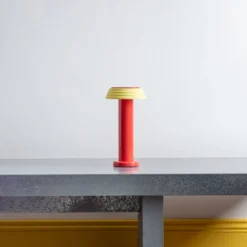 Lampe portable rechargeable - Rouge Jaune - Sowden