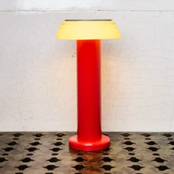 Lampe portable rechargeable - Rouge Jaune - Sowden