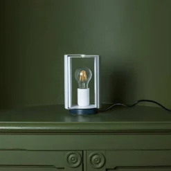 Lampe à poser pivotante - Blanc