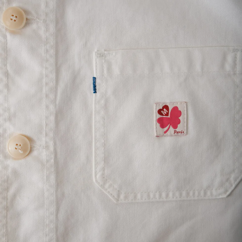 Le Laboureur x NN. 07 x Merci - Veste Tréfle Coeur - Rose