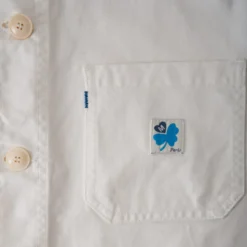 Le Laboureur x NN. 07 x Merci - Veste Tréfle Coeur - Bleu