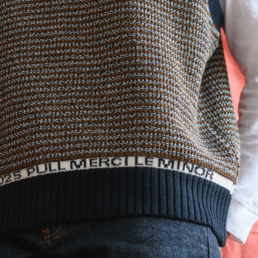Le Minor x Merci - Pull Malo - Marine