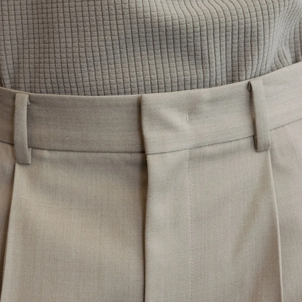 Le 17 septembre - Pantalon 2 Plis - Beige