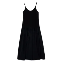 Le 17 septembre - Robe longue Melange - Noir
