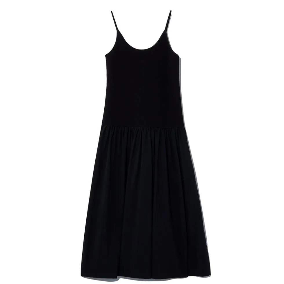 Le 17 septembre - Robe longue Melange - Noir