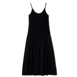 Le 17 septembre - Robe longue Melange - Noir
