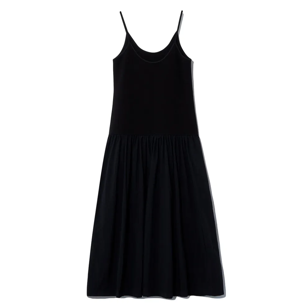 Le 17 septembre - Robe longue Melange - Noir