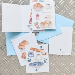 Livre de cartes postales - Brie & Baguettes Carte Enveloppe