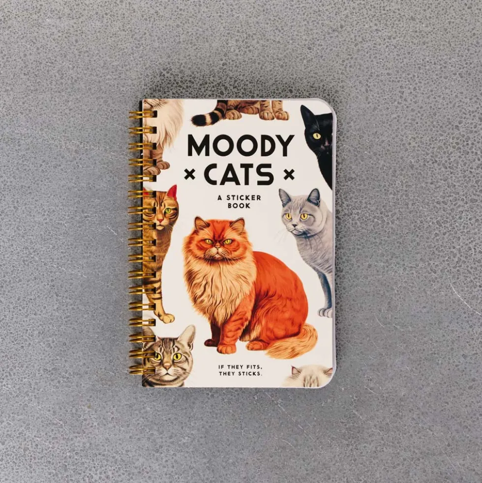 Livre - Moody Cats Stickers Book