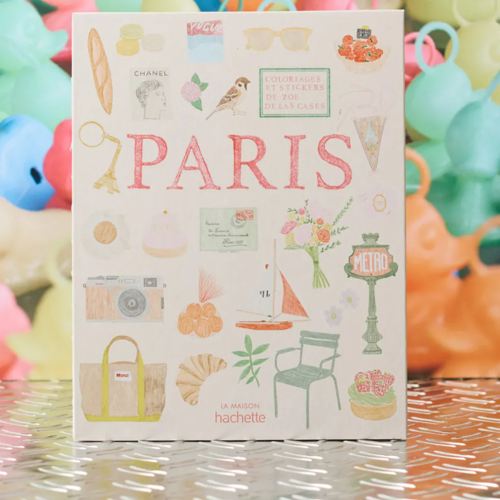 Livre - Stickers et coloriages - Paris