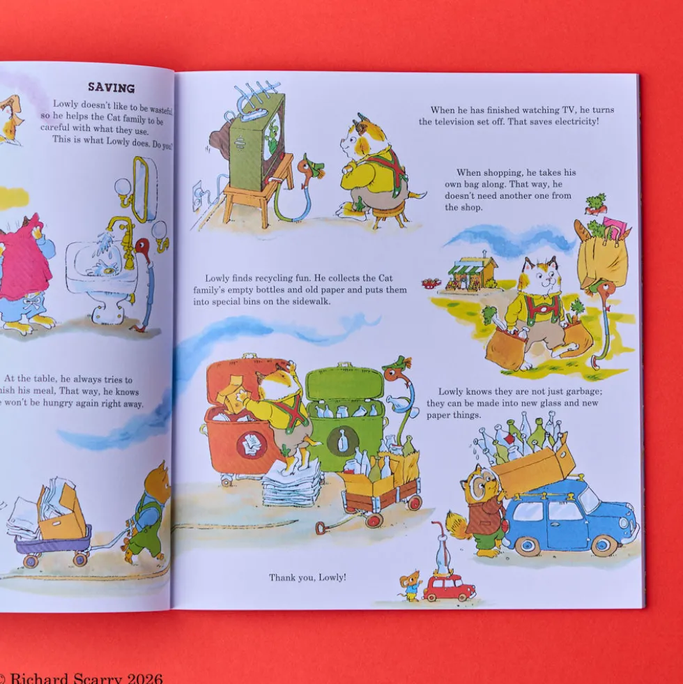 Livre - The Adventures of Lowly Worm - Richard Scarry
