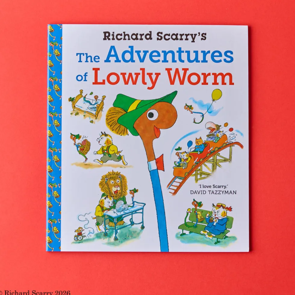 Livre - The Adventures of Lowly Worm - Richard Scarry