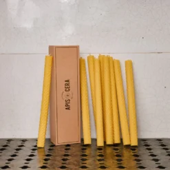 Lot de Chandelles Lucienne - Jaune